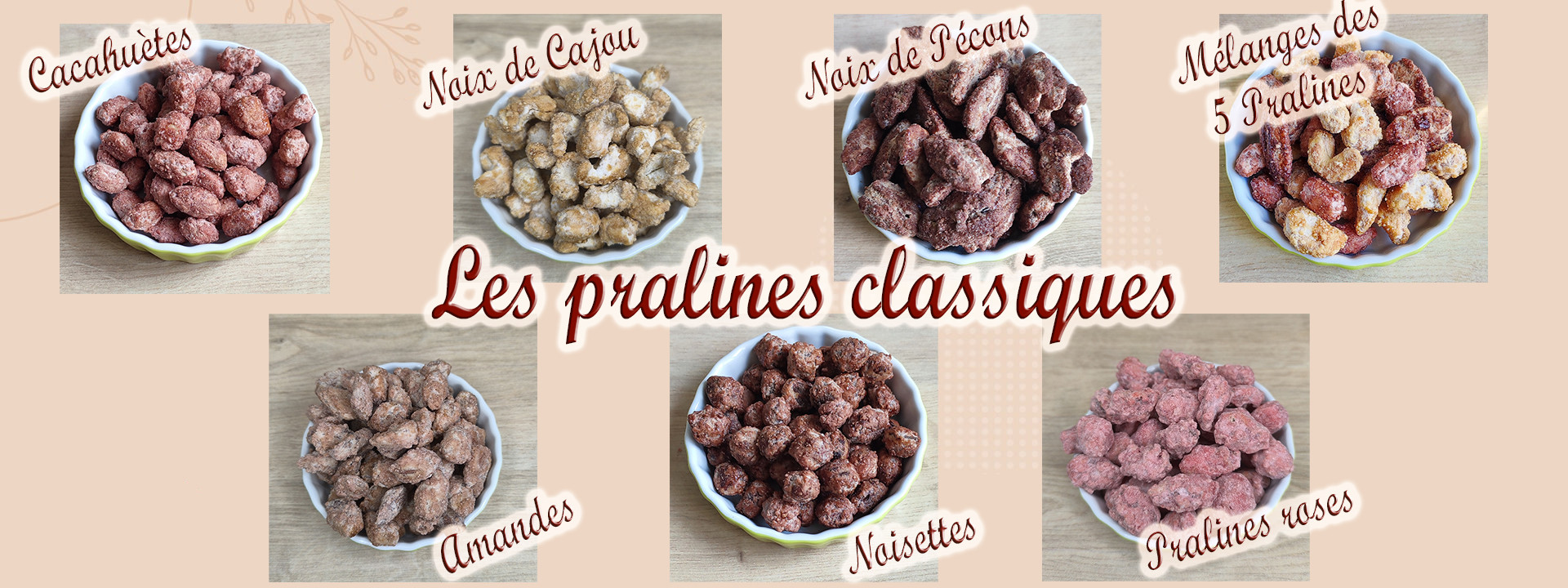 Les pralines classiques 